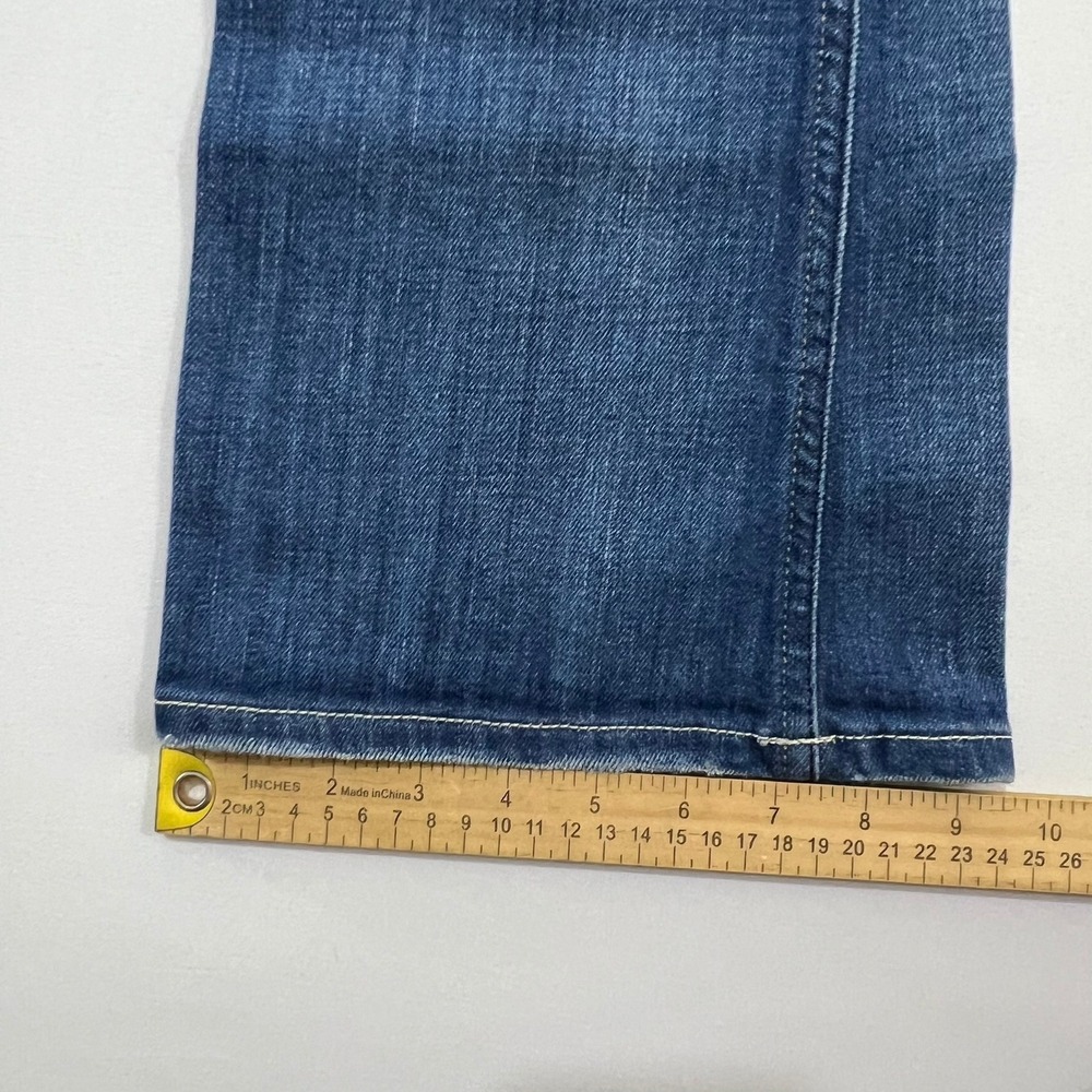 Diesel Lowky B.C. Bootcut Jeans Low Rise Embroidered Blue Womens Size 27 Fits 30 - Picture 11 of 16